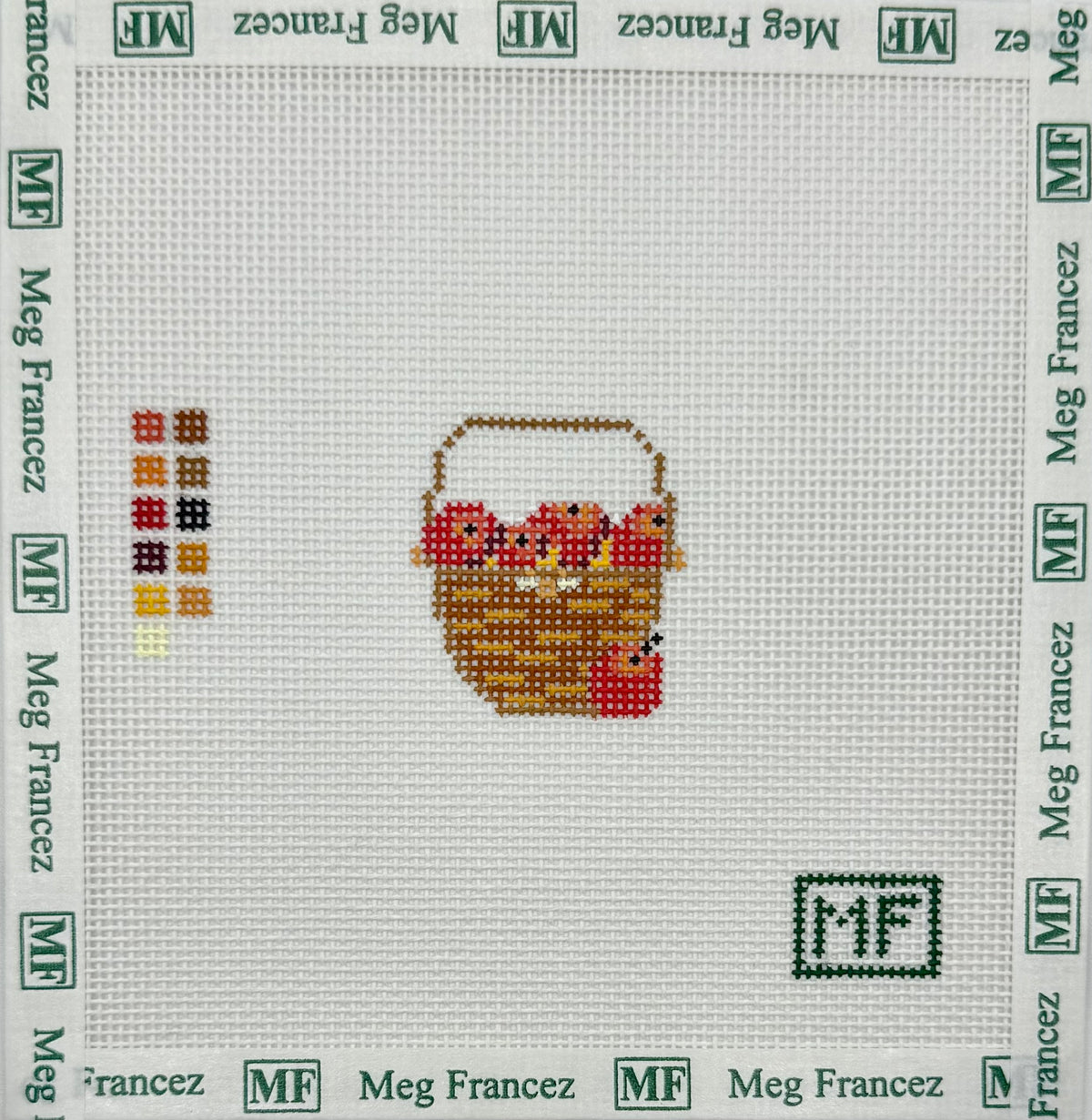 Lightship Basket with Apples Mini - Wholesale