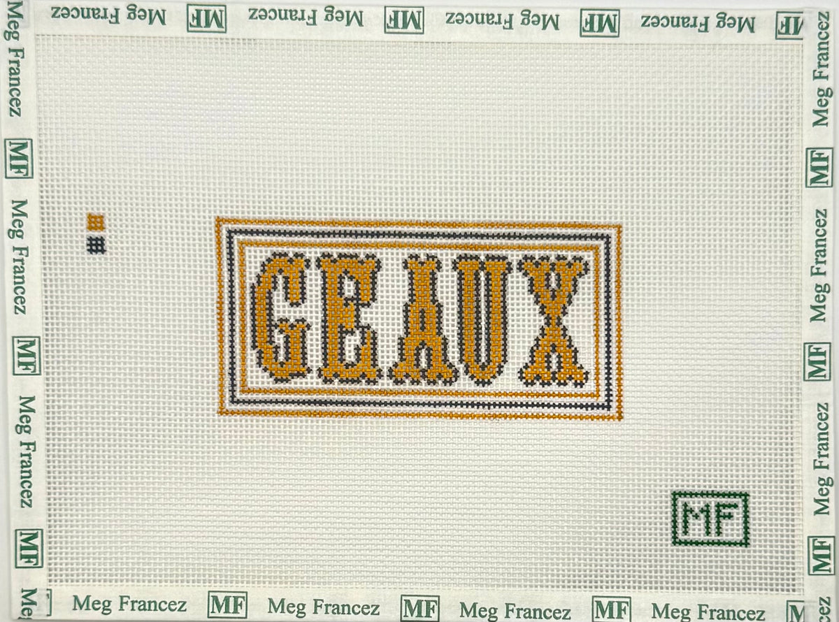 GEAUX - Gold and Grey