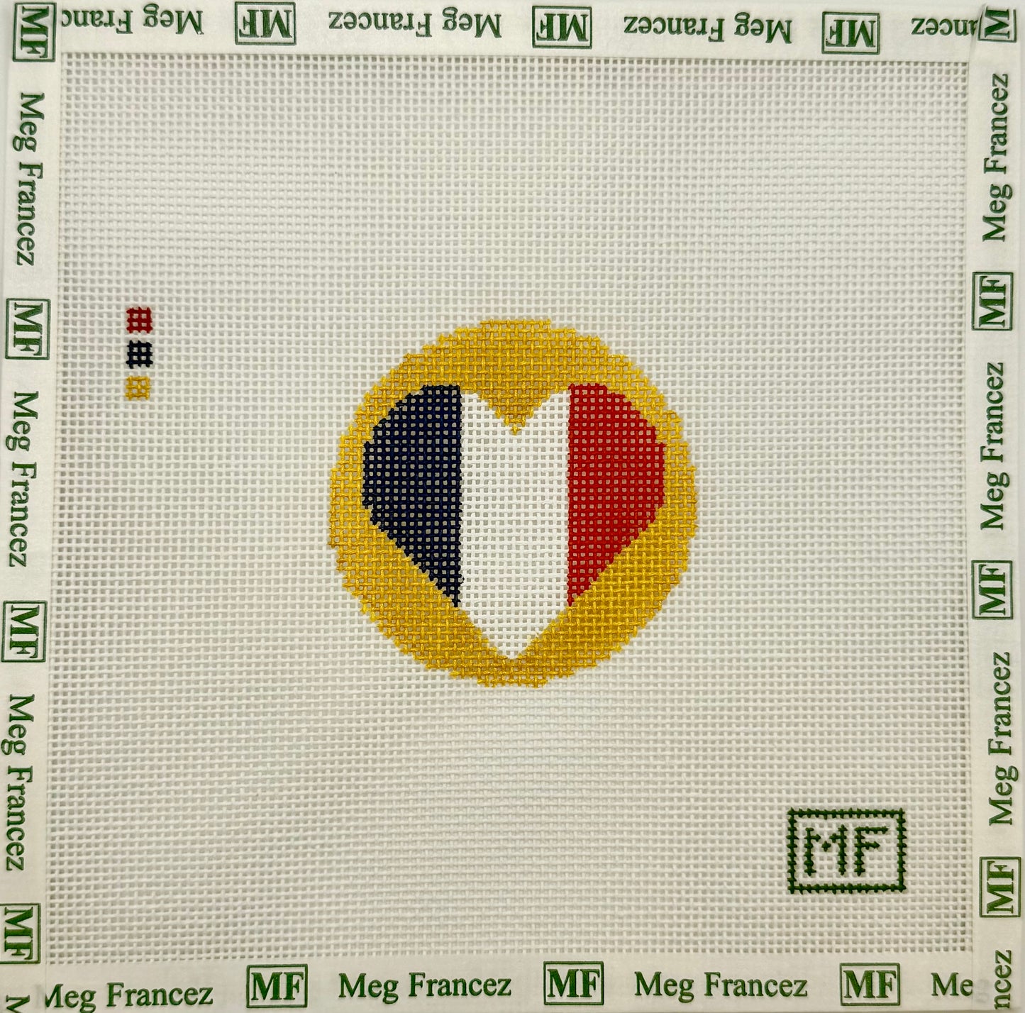 Heart Flag - France