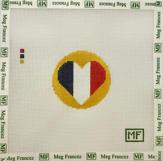 Heart Flag - France