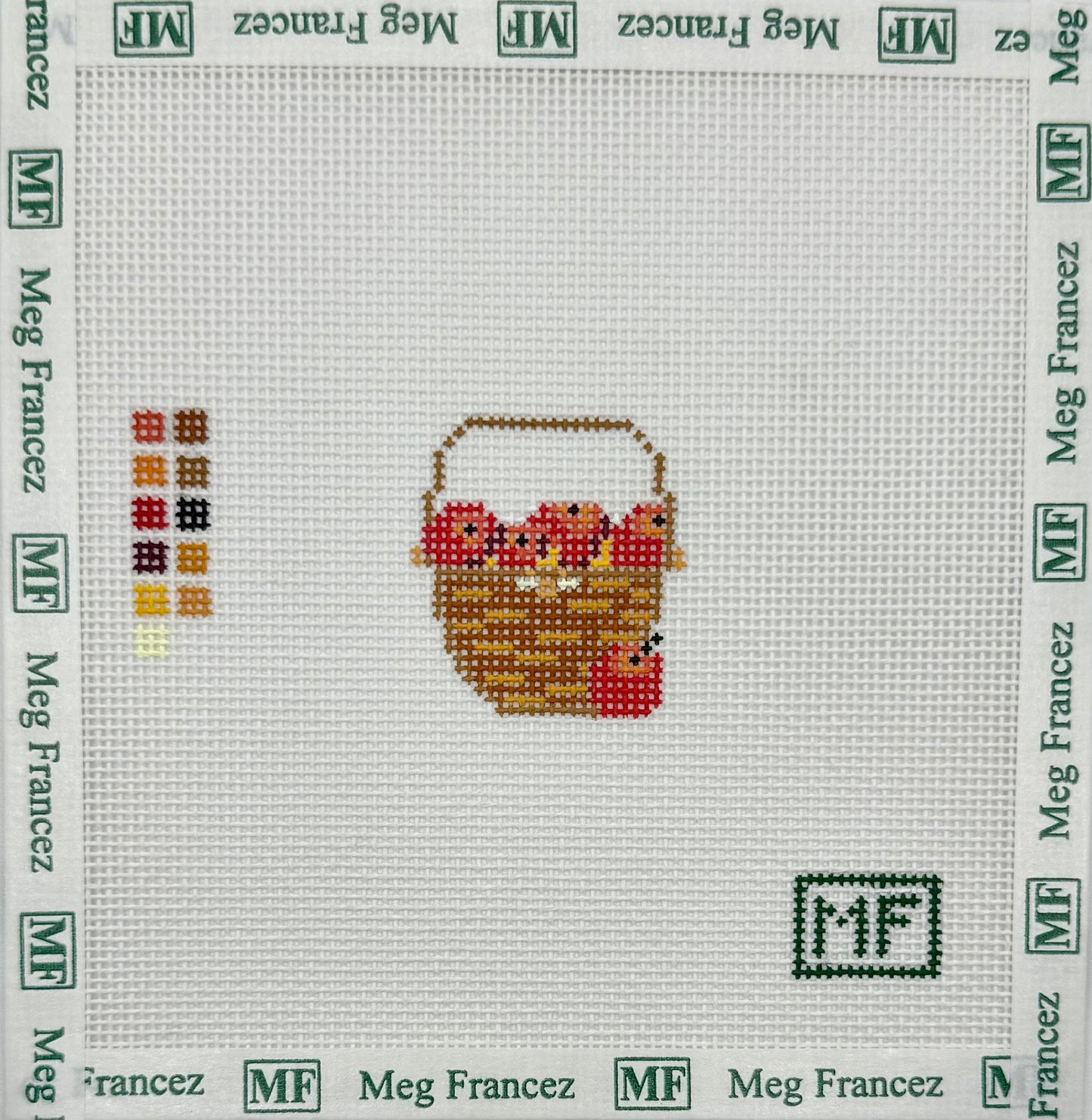 Lightship Basket with Apples Mini - Wholesale