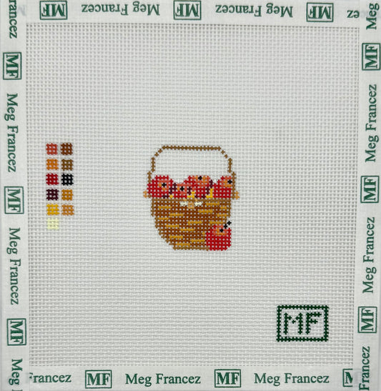 Lightship Basket with Apples Mini