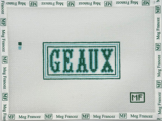 GEAUX - Green and Blue