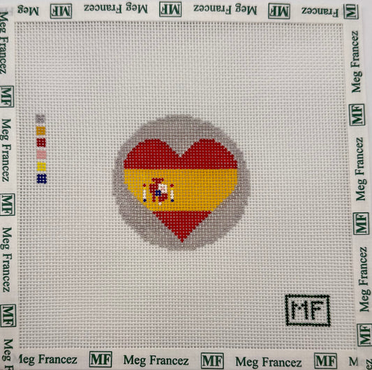 Heart Flag - Spain