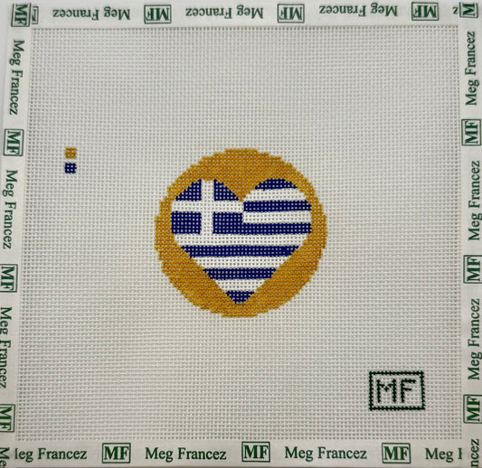 Heart Flag - Greece