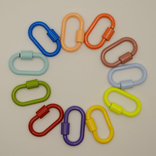 Petit Enamel Carabiner