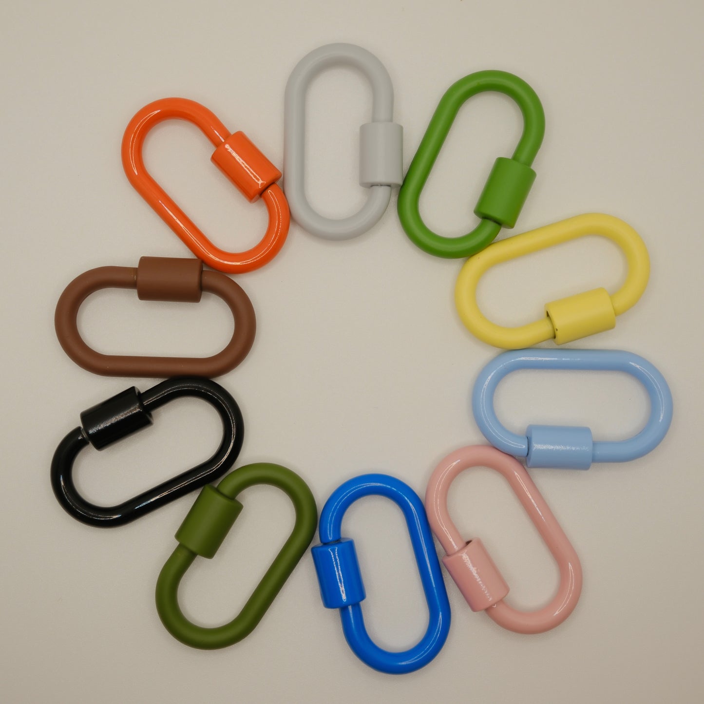 Large Enamel Carabiner