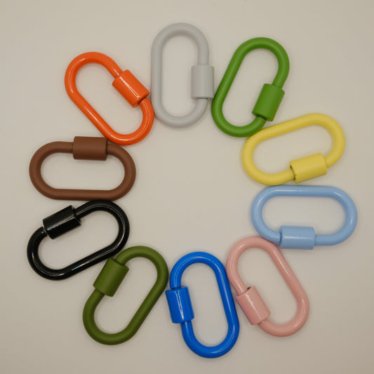 Large Enamel Carabiner