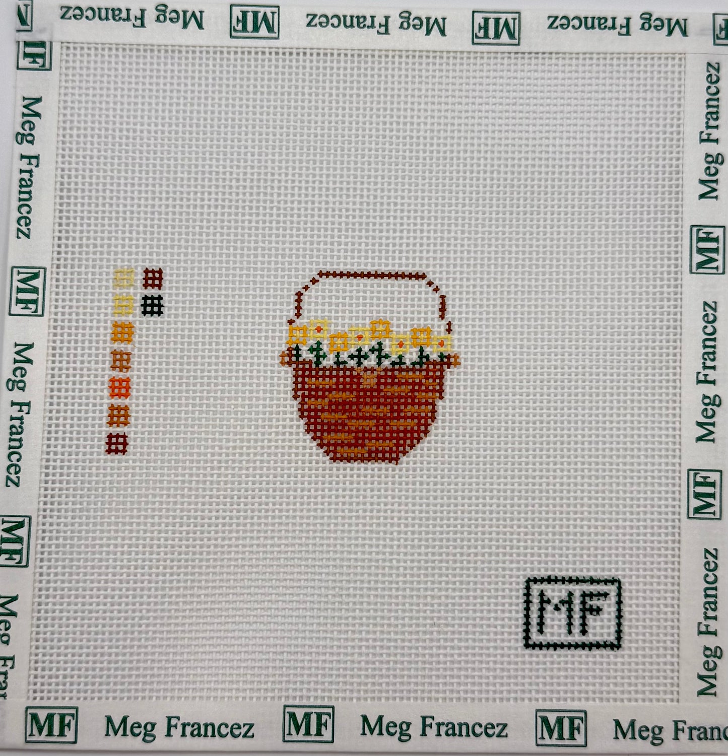 Lightship Basket with Yellow Daffodil Flowers - Wholesale