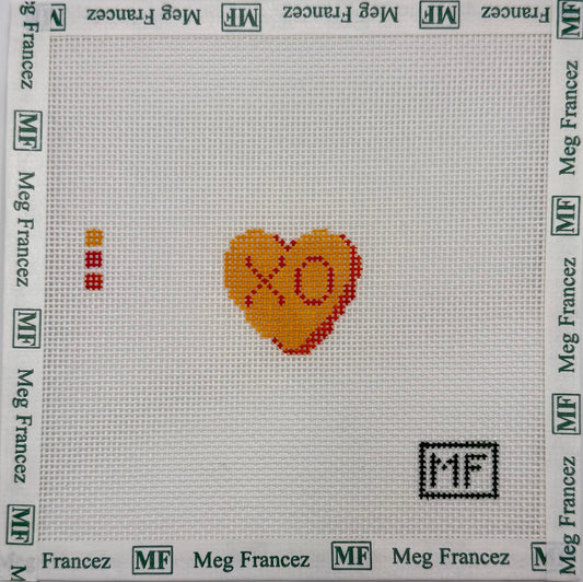 XO Heart Mini - Orange