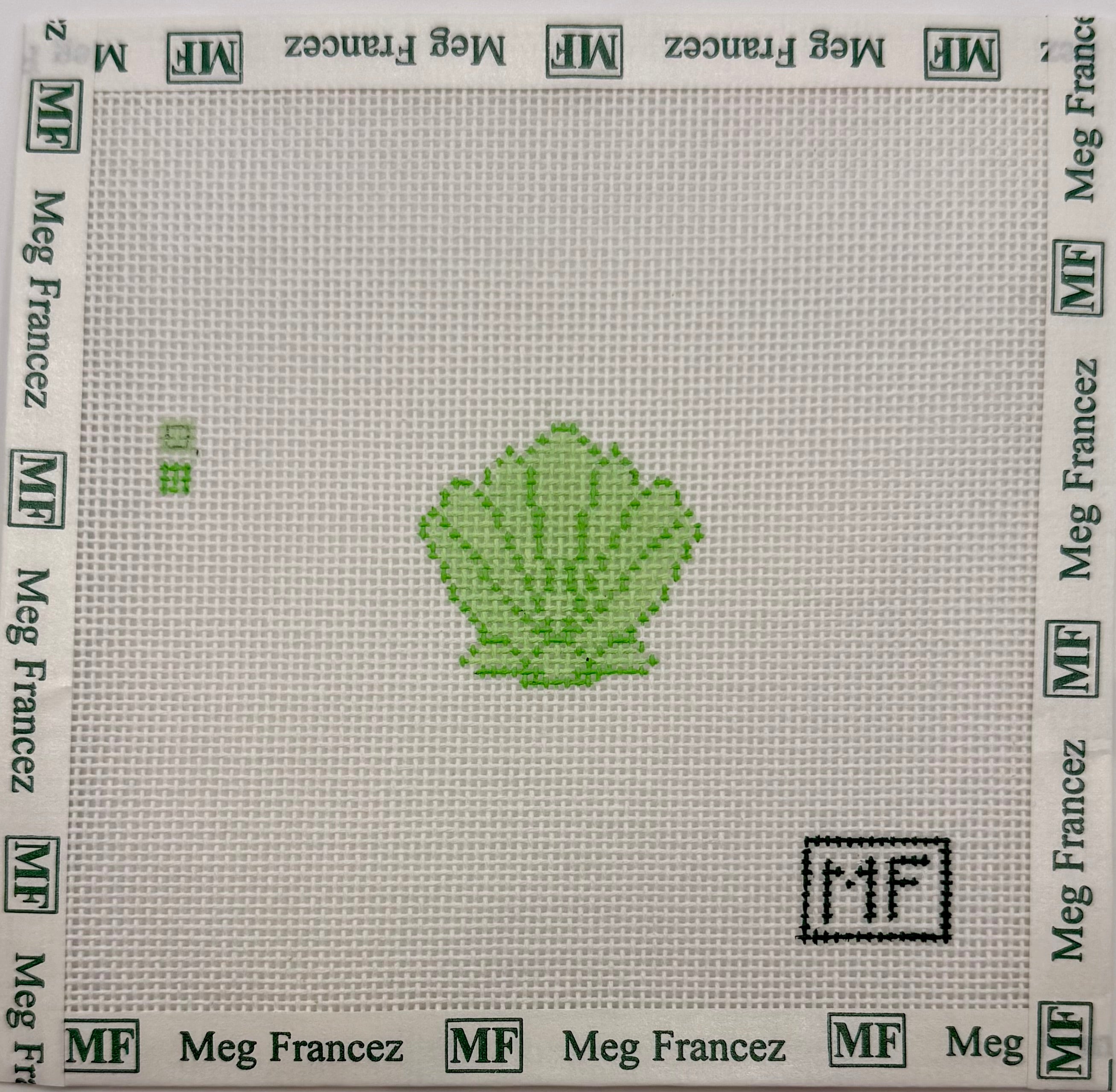 Mini Shells - Green – M F Needlepoint