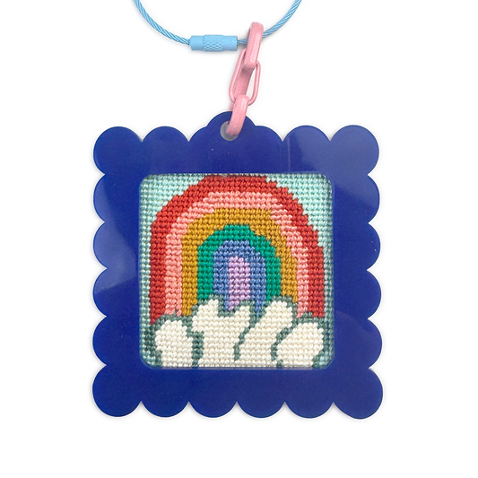 Bag Tag: Large Scallop Square